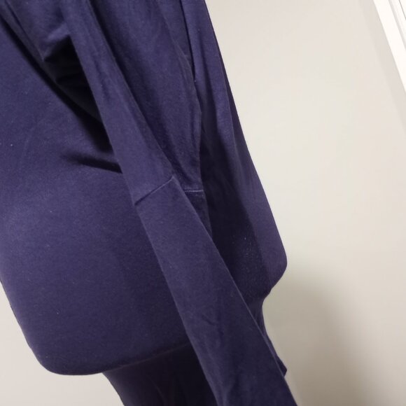 H2H DEEP AUBERGINE|PURPLE BATWING TOP WOMEN SIZE M - Picture 8 of 8